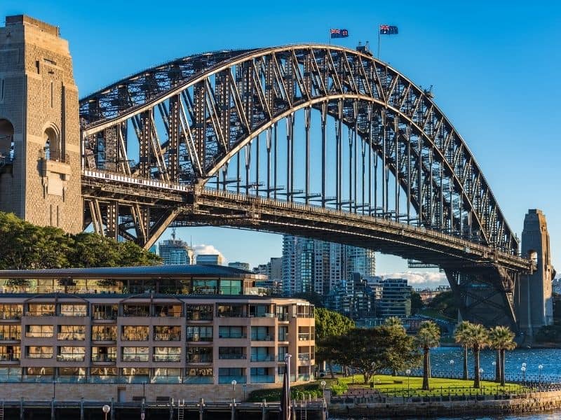 Sydney Harbour Bridge là một công trình kiến trúc nổi tiếng thế giới