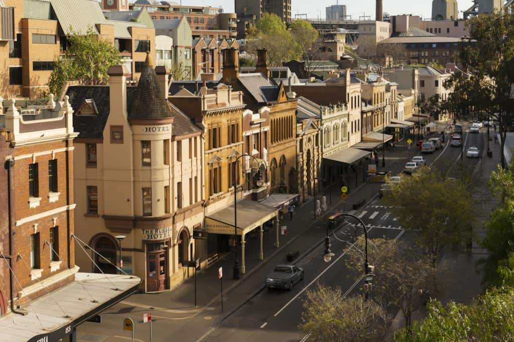 The Rocks Town nhìn như một Châu Âu thu nhỏ giữa lòng Sydney